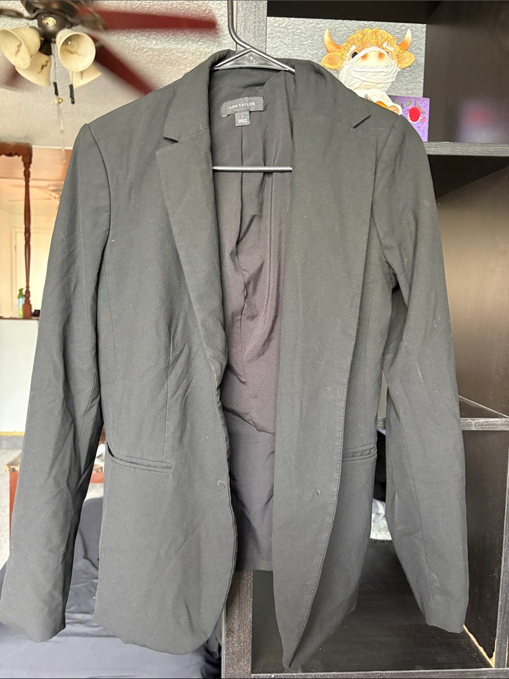 Ann Taylor Black Women's Single-Button Blazer